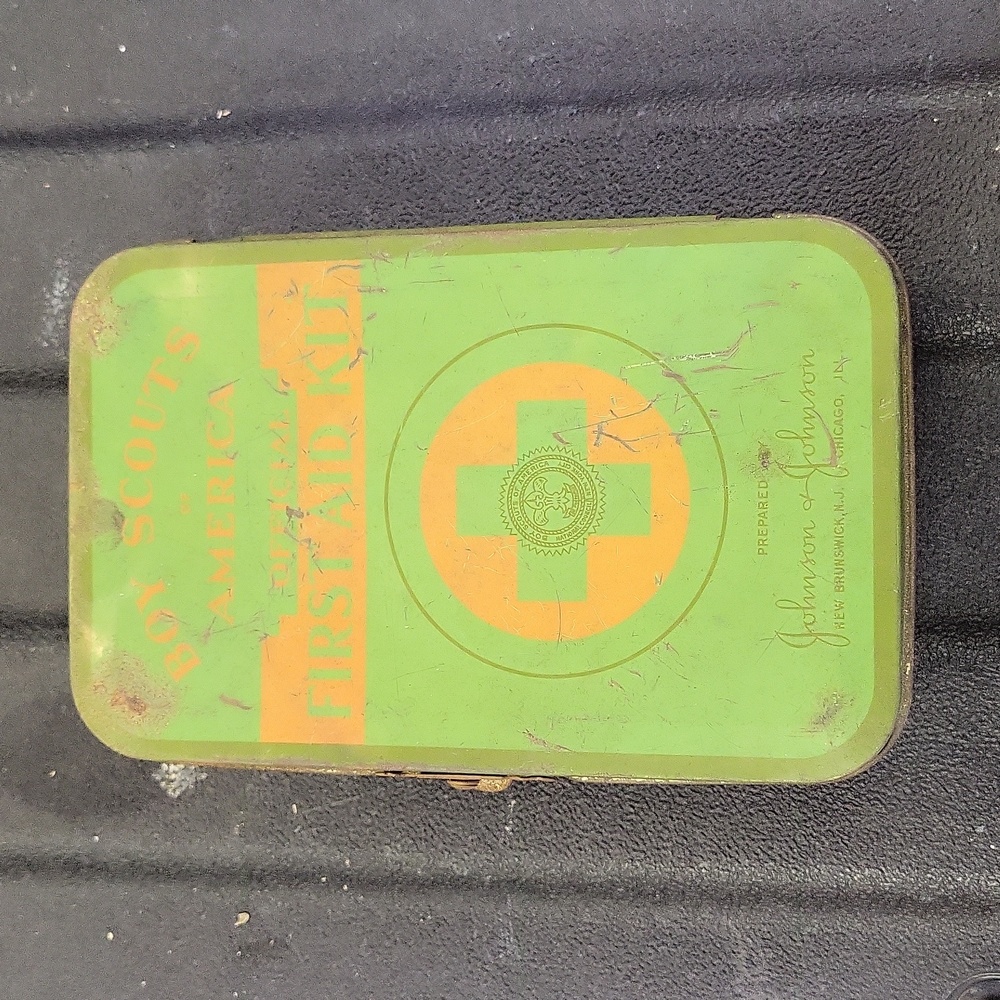 Vintage Boy Scouts of America Official First Aid Kit